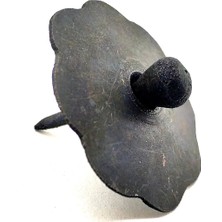 Aydogan's Antika Tarz Dekoratif Pirinç Düğmeli Kabara - 40 Mm, Oksit