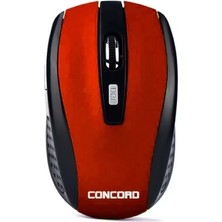 Aydogan's Kırmızı Kablosuz 6d Optik Mouse