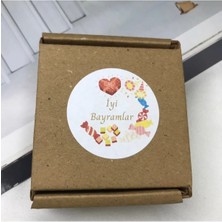 Bisaccia Iyi Bayramlar Etiketi Ramazan Kurban 23 Nisan 29 Ekim Resmi Dini Bayramlar 4 Cm- 250 Adet