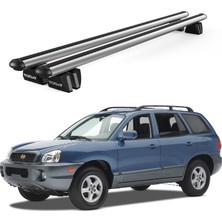 Today Auto Pençe Hyundai Santa Fe (2000-2006) Uyumlu Gri Ara Atkı Port Bagaj Tavan Barı