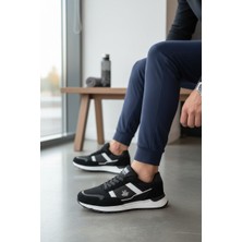 Enoch File Detaylı Hafif Taban Bağcıklı Erkek Sneaker Spor Ayakkabı
