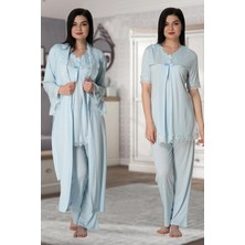 Tudik Collection Effortt 5034 Sabahlıklı Lohusa Pijama Takımı
