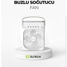 ZLTECH Taşınabilir Kablolu Su Püskürtmeli Buzlu Serinletici Vantilatör MINI FAN