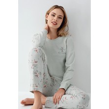 Tudik Collection Rolypoly 3703-S Kadın Uzun Kol Pijama Takım