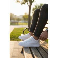 Enoch Düz Tabanlı Bağcıklı Casual Erkek Sneaker Spor Ayakkabı