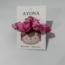 Ayona El Örgüsü 2'li Toka Seti - Pamuklu Ip Pembe