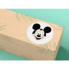 Casalinghi Sevimli Fare Etiketi Yuvarlak Mat Çıkartma Round Sticker 4 cm (40 Adet)