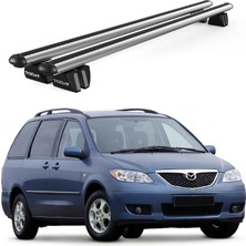 Today Auto Pençe Mazda 5 Mpv (2005-2010) Uyumlu Gri Ara Atkı Port Bagaj Tavan Barı
