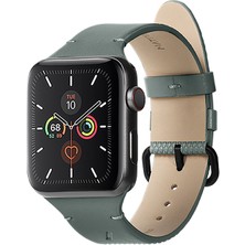 Watch 42MM Uyumlu Native Union Classic Serisi Silikon Kordon Yeşil