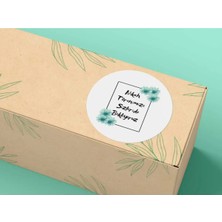 Bisaccia Nikah Törenimize Sizleri De Bekliyoruz Etiketi Mat Yuvarlak Sticker Düğün Serisi 4 cm (40 Adet)