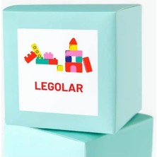 Casalinghi Yapı Oyuncaklar Temalı Etiket Kare Mat Sticker Thank You Serisi 4.5 cm 40 Adet