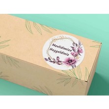 Bisaccia Mevlid Etiketi Mevlidimize Hoşgeldiniz Yuvarlak Sticker Mevlud 4 cm (100 Adet)
