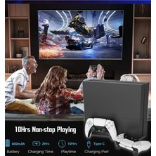 Aydogan's P4 Plus Bluetooth Titreşimli Ps4/ps5 Uyumlu Pc Telefon Joystick Kablosuz Oyun Kolu Siyah