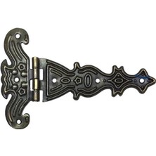 Aydogan's Dekoratif, Sac Tek Kuyruklu Menteşe - 69X102 Mm, Büyük, Antik, 1 Adet