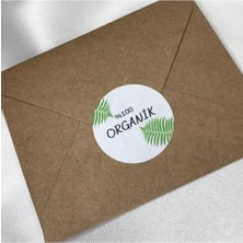 Bisaccia Organik Sticker %100 Organik Etiketi 4 cm (250 Adet)