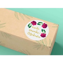 Bisaccia Kur'an Okumayı Öğrendim Etiketi Kuran Kursu Yaz Cami Mosque4 cm (40 Adet)