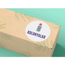 Casalinghi Okul Seri Kolonyalar Yuvarlak Sticker Mat Etiket 4 cm (40 Adet)