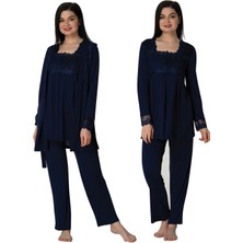 Tudik Collection Effortt 2401  Sabahlıklı Lohusa Pijama Takımı