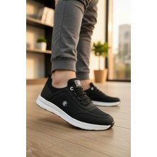 Enoch Şerit Detaylı Lastik Bağcıklı Hafif Taban Casual Erkek Spor Ayakkabı