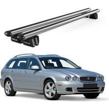 Today Auto Pençe Jaguar X-Taype Sw (2004-2009) Uyumlu Gri Ara Atkı Port Bagaj Tavan Barı