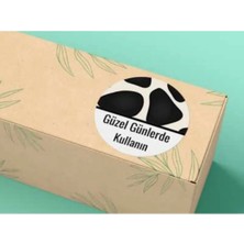 Bisaccia Baskılı Güzel Günlerde Kullanın Etiketi Yuvarlak Mat Stıcker 4 cm (40 Adet)