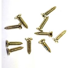 Aydogan's Klips, Menteşe, Ayak, Ağaç, Sunta Vidası 2,2x9,5mm - Sarı 100 Adet