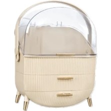 Najmaddin Çekmeceli Kozmetik Organizer Beyaz