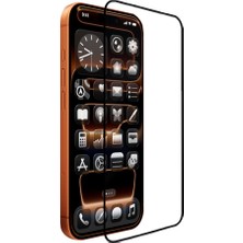 iPhone 17 Pro Max Uyumlu Mohseven Pure Safir Coating Hd 3D Glue Temperli Cam Ekran Koruyucu Şeffaf