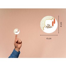 Casalinghi Eid Mubarak Etiketi Iyi Bayramlar Çıkartmaları 4 cm (40 Adet)