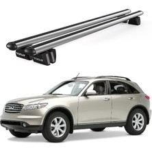 Today Auto Pençe Infiniti FX35 (2003-2009) Uyumlu Gri Ara Atkı Port Bagaj Tavan Barı