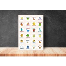 Casalinghi Karışık Aferin Okul Kurs Ödül Etiketi Yuvarlak Mat Çıkartma Round Reward Sticker 4 cm (120 Adet)