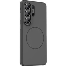 Galaxy S26 Ultra Uyumlu Kılıf M-Safe Şarj Özellikli Wlons Frego Kapak Siyah