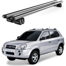 Today Auto Pençe Hyundai Tucson (2004-2010) Uyumlu Gri Ara Atkı Port Bagaj Tavan Barı