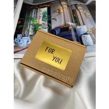 Bisaccia Gold For You Sticker Senin Için Etiketi Yatay Sticker 6x4 cm - (10 Adet)