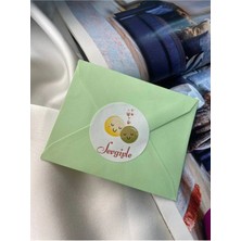 Bisaccia Gülen Suratlar Temalı Sevgiyle 4 Etiketi Yuvarlak Mat Stıcker 4 cm (100 Adet)