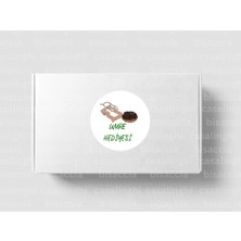 Casalinghi Umre Hediyesi Etiketi Allah Kabul Etsin Yuvarlak Mat Sticker Zamzam Hajj Umrah 4 cm (90 Adet)