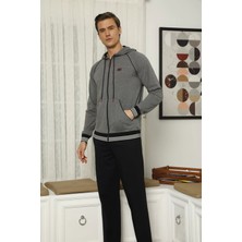 Tudik Collection Kocabey 7208 Erkek Kapişonlu Eşofman Takım