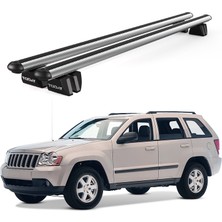 Today Auto Pençe Jeep Grand Cherokee Renagede (2005 ve Sonrası) Uyumlu Gri Ara Atkı Port Bagaj Tavan Barı