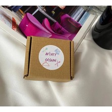 Bisaccia Afiyet Olsun Mat Sticker Restoran Lokanta Cafe Etiketi Kafe Börekçi Simitçi 4 cm (40 Adet)