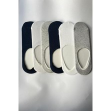 Admera Premium Admera 6’lı Erkek Pamuklu Babet Çorap 40-45 Beden, Ayaktan Kaymayan Görünmez