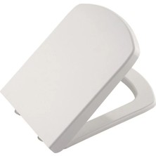 Aydoğan Ticaret44 Premium Lüks Kare Amartisörlü Yavaş Kapanan Klozet Kapağı