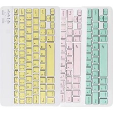 Aydogan's Bluetooth Şarj Edilebilir Mini Q Klavye Kablosuz Taşınabilir