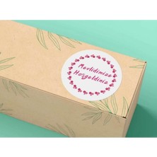 Bisaccia Mevlidimize Hoşgeldiniz Sticker Yıldız Çiçek Çelenk Dini Etiketler Serisi 4 cm (40 Adet)