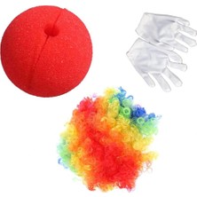 Aydogan's Eğlenceli Parti Rengarenk Palyaço Seti 3 Parça