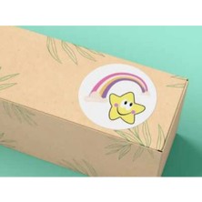 Casalinghi Sevimli Etiketler Yuvarlak Mat Çıkartma Çocuk Etiketleri Cute Round Sticker 3 cm (95 Adet)