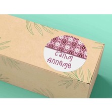 Bisaccia Canım Anneme Sticker Anneler Günü Mamma Kadınlar Günü Etiket 4 cm (100 Adet)