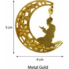 Pairla 2 Metre Gold Karışık 10 Adet Ramazan Temalı LED Işıklı Süsleme Seti Ramazan Süsleri, Ramazan Hediyem Ramazan Süsü