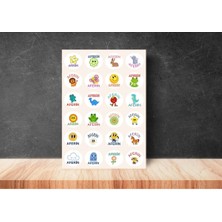 Casalinghi Karışık Okul Kurs Ödül Etiketi Öğrenci Öğretmen Yuvarlak Mat Çıkartma Round Sticker 4 cm (24 Adet)