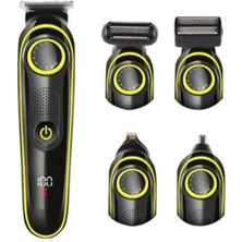 Aydogan's Tıraş Makinesi Şarjlı 5 Başlıklı Burun ve Kulak Temizleme