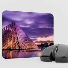 mousepad bastir Louvre Museum Kaymaz Kauçuk Mousepad V3 - 22X18 Gaming Mouse Pad Fare Altlığı